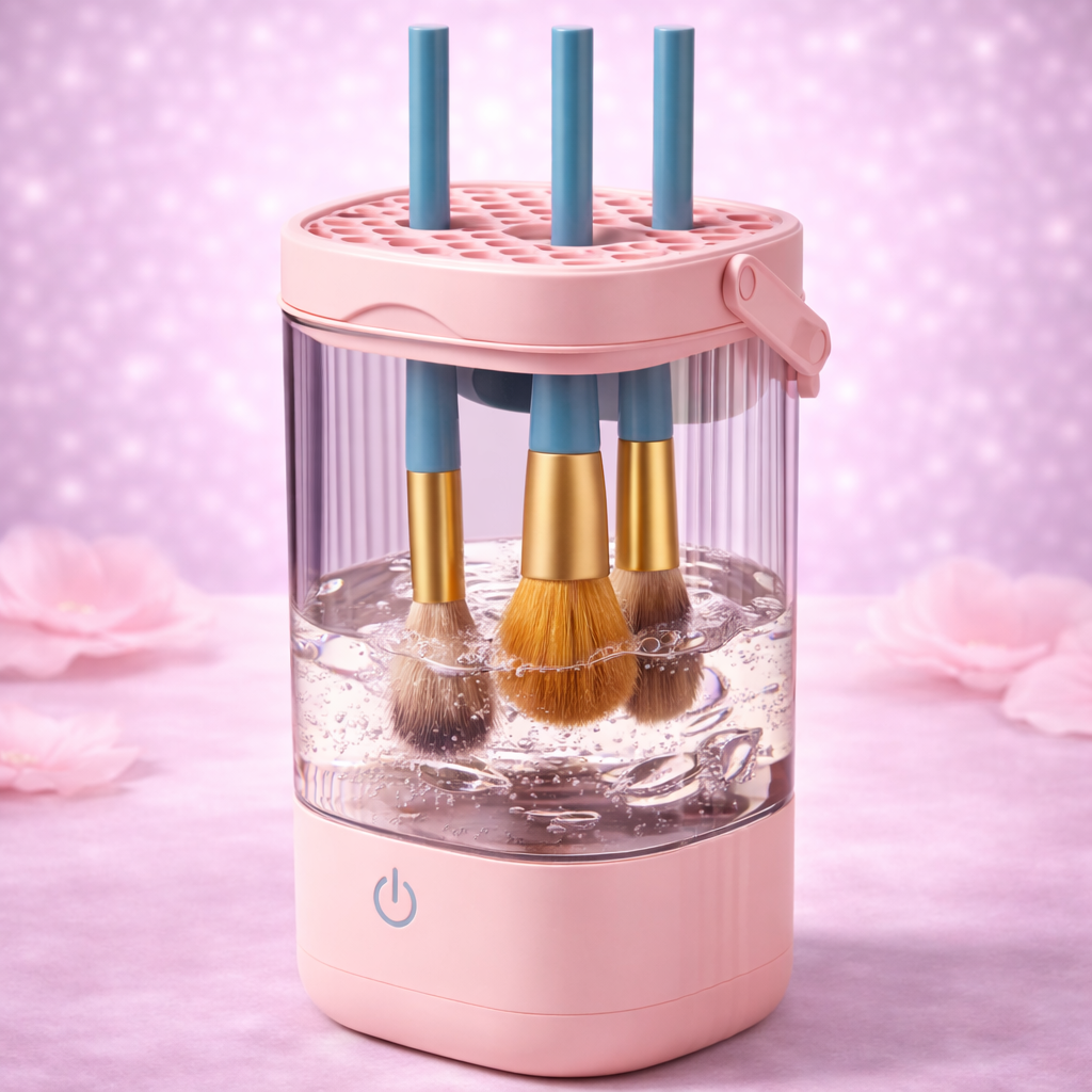 Mini Makeup Brush Cleaner™ Pink